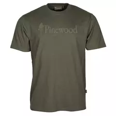 Pinewood Outdoor Life férfi póló, Dark Green, S