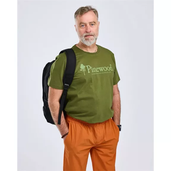 Pinewood Outdoor Life férfi póló, Pine Green, XXL