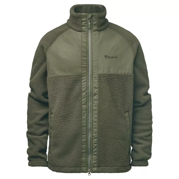 Pinewood Pile férfi fleece, Moss green, L