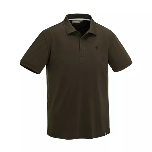 Pinewood Ramsey Coolmax férfi galléros póló, suede brown 3XL