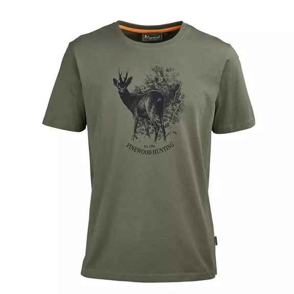 Pinewood Roe Deer férfi póló, Olive, S