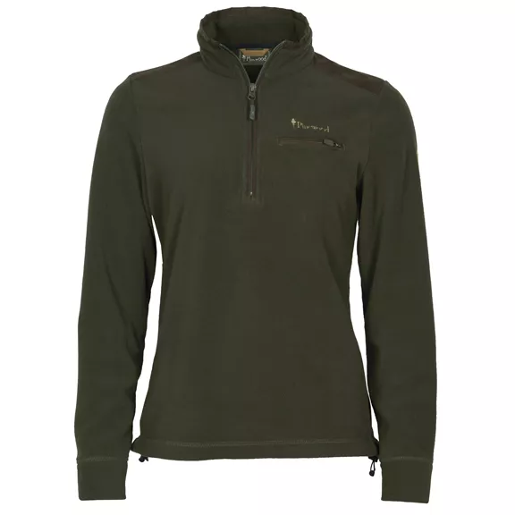 Pinewood Smaland Hunters Half Zip női pulóver, h.brown, XL