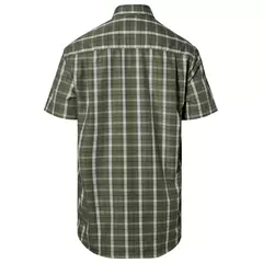 Pinewood Summer férfi rövid ujjú ing – olívazöld, 3XL