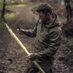 Pinewood Tikanni TC Stretch anorák, Hunting Olive, L