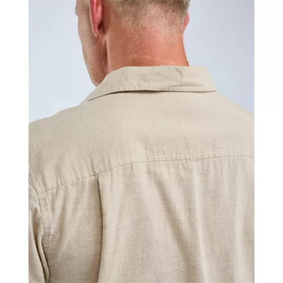 Pinewood Värnamo InsectSafe férfi rövid ujjú ing – bézs, 3XL