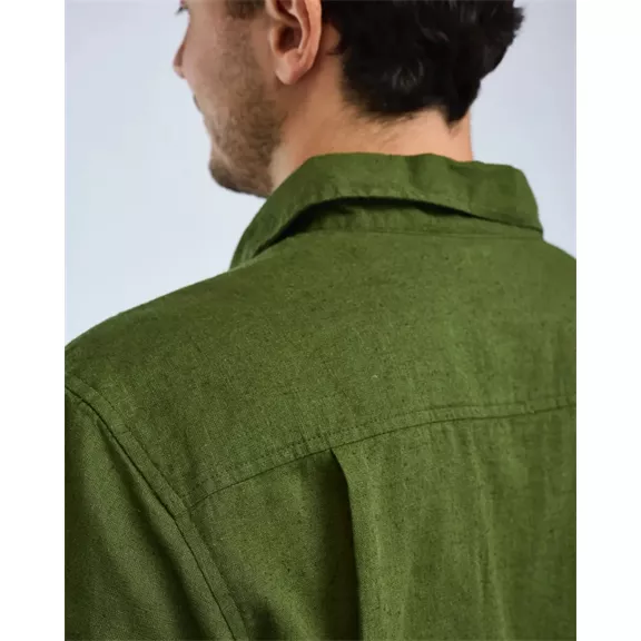 Pinewood Värnamo InsectSafe férfi rövid ujjú ing – fenyőzöld, XL