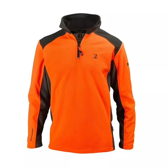 Percussion polár pulóver, narancs/zöld, L Percussion polár pulóver, narancs/zöld, L