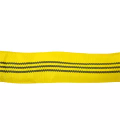 Poliészter körheveder 3t/3m sárga SIKA horog