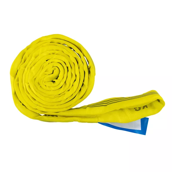 Poliészter körheveder egyrétegű, 3 t/2,0 m, sárga