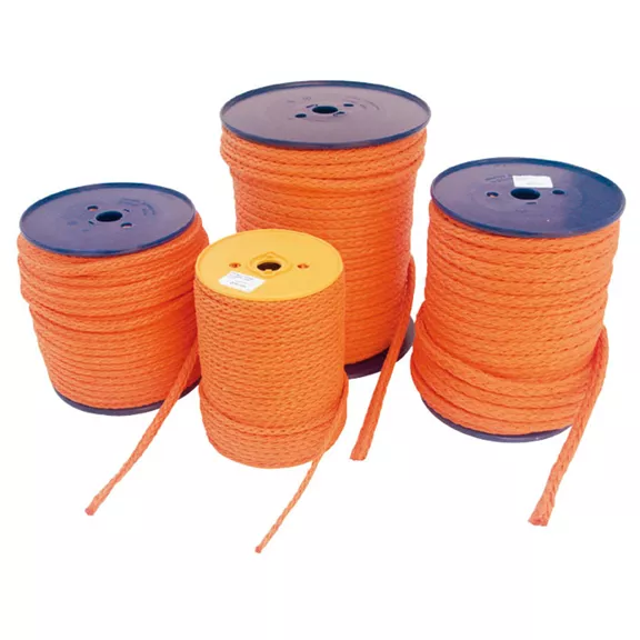 Poly-Quick narancs üreges kötél, 12mm, 50 m, 21 kN
