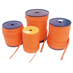 Poly-Quick narancs üreges kötél, 12mm, 50 m, 21 kN