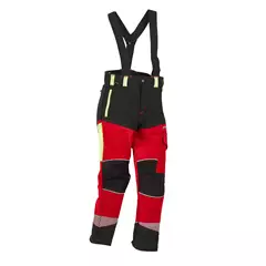 Profiforest Best Worker gyerek, derékpántos nadrág, rot-schwarz, 110/116.