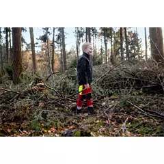 Profiforest Best Worker gyerek, derékpántos nadrág, rot-schwarz, 110/116.