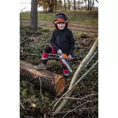 Profiforest Best Worker gyerek, derékpántos nadrág, rot-schwarz, 110/116.