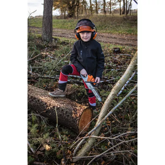 Profiforest Best Worker gyerek, derékpántos nadrág, rot-schwarz, 110/116.