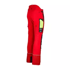 Profiforest Cool vágásbetétes deréknadrág, normál hosszúságú, piros 4XL