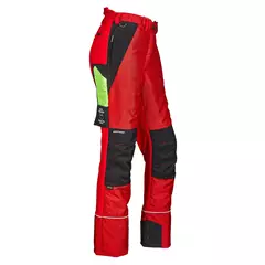 Profiforest Extreme Strech női vágásbetétes nadrág, piros, 4XL.