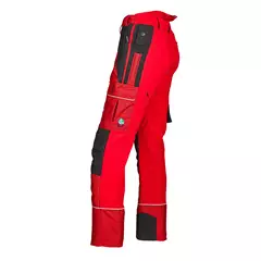Profiforest Extreme Strech női vágásbetétes nadrág, piros, 4XL.