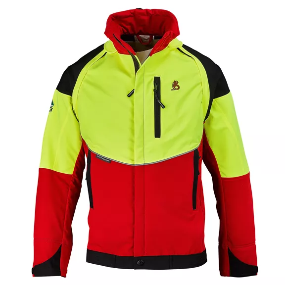 Profiforest munkakabát Air+, piros-sárga, S