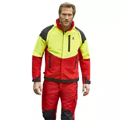 Profiforest munkakabát Air+, piros-sárga, S