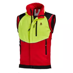 Profiforest munkakabát Air+, piros-sárga, S