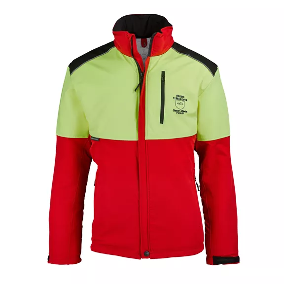 Profiforest vágásbetétes kabát, piros, 4XL.