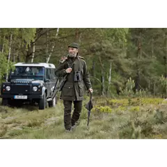 Rascher férfi lóden nadrág, olajzöld, 54.