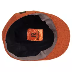 Rascher láthatósági lóden sapka, orange-melange, 55