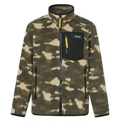 Regatta Junior Frankie Warm gyerek polár dzseki, bark green-camo, 140.