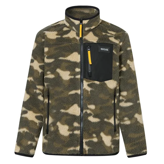 Regatta Junior Frankie Warm gyerek polár dzseki, bark green-camo, 140.