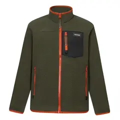 Regatta Junior Frankie Warm gyerek polár dzseki, dark khaki-rooibos tea, 104.