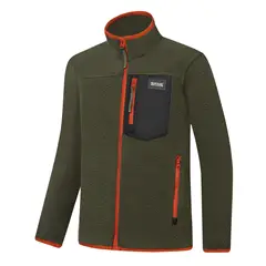 Regatta Junior Frankie Warm gyerek polár dzseki, dark khaki-rooibos tea, 104.