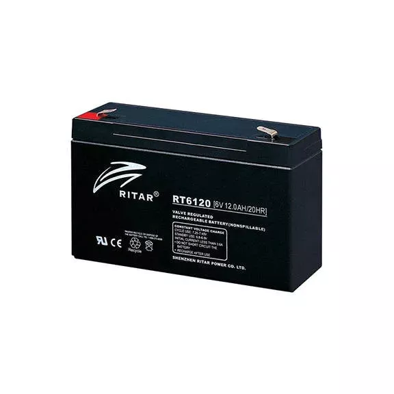 Ritar RT6120 zselés akkumulátor 12,0Ah / 6V