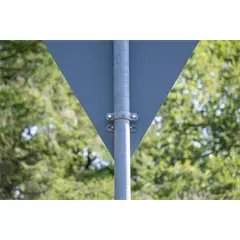 Rögzítő bilincs, 60 mm átm., 72 mm lyuktávolság