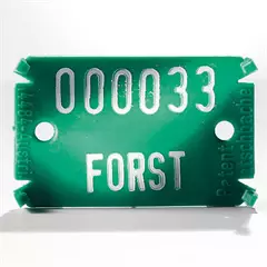 Rönklapka kétsoros, fekete/fehér Rönklapka kétsoros, fekete/fehér
