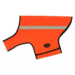 Rüdemeister láthatósági mellény kutyáknak, neonnarancs, XL