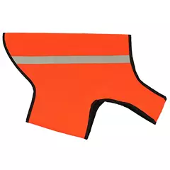 Rüdemeister láthatósági mellény kutyáknak, neonnarancs, XL