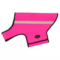 Rüdemeister láthatósági mellény kutyáknak, pink, L