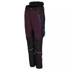 SIP Canopy Air-Go Donna, vágásvédelmi nadrág, burgundy red, XS.