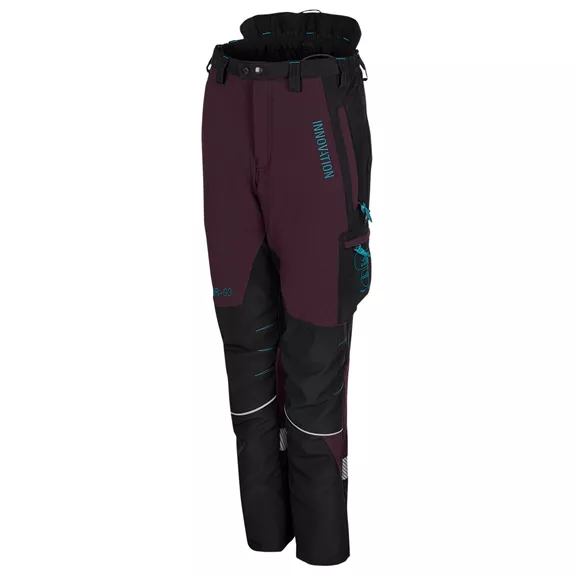 SIP Canopy Air-Go Donna, vágásvédelmi nadrág, burgundy red, XS.