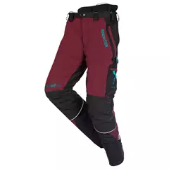 SIP Canopy Air-Go Donna, vágásvédelmi nadrág, burgundy red, XS.