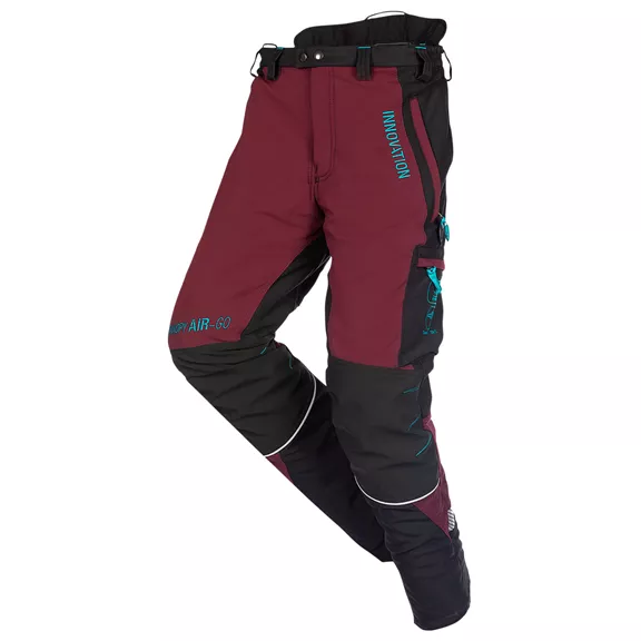 SIP Canopy Air-Go Donna, vágásvédelmi nadrág, burgundy red, XS.