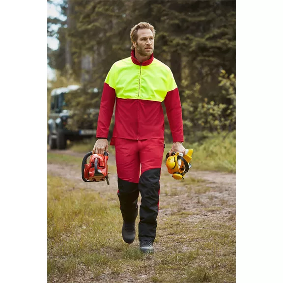 SIP Flex vágásbetétes nadrág, piros, XL