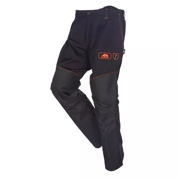 SIP fűkaszás munkanadrág, grey-hi-vis orange, M.