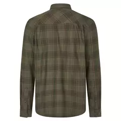 Seeland Glen férfi hosszú ujjú flanel ing, Pine green-dark navy check, 3XL