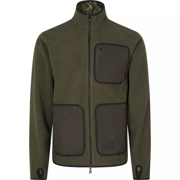 Seeland Rogue Reversible férfi fleece, Light Pine/Invis Green, L
