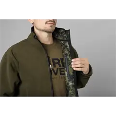 Seeland Rogue Reversible férfi fleece, Light Pine/Invis Green, S