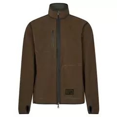 Seeland Rogue Solid kifordítható férfi fleece, Grizzly brown/demitasse brown, 3XL