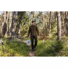 Seeland Rogue Solid kifordítható férfi fleece, Grizzly brown/demitasse brown, 3XL