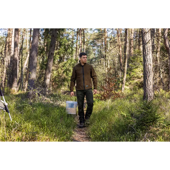 Seeland Rogue Solid kifordítható férfi fleece, Grizzly brown/demitasse brown, S